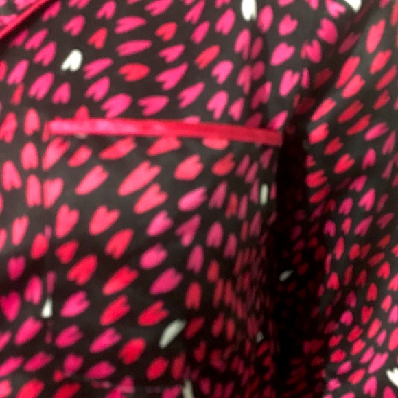 betsy Johnson Pajama Jacket Top floral button down size small preowned - Picture 6 of 6